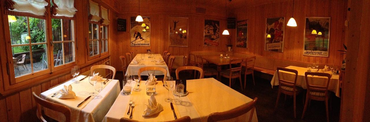 Gasthof Derby Hotel Zweisimmen Luaran gambar